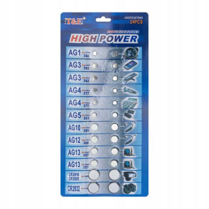 Bateria Blister Mix 24 Szt !!!!!!