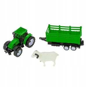 Traktor Z Przyczepka I Zwierzątkiem