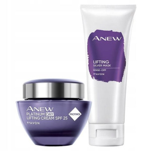 *AVON* ANEW PLATINUM krem na NOC +maska 50+