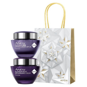 *avon* Anew Platinum Zestaw Dzień I Noc Torebka