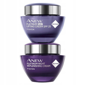*avon* Anew Platinum Zestaw Kremów Dzień I Noc