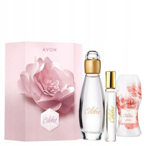 *avon* Celebre Zestaw Prezentowy 3 Sztuki Pudełko