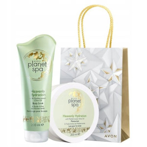 *avon* Krem Do Ciała Z Oliwką Planet Spa + Scrub
