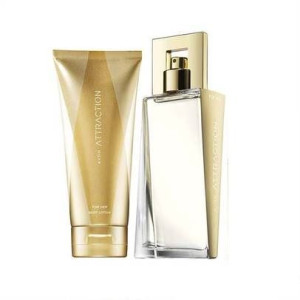 *avon* Woda Attraction Dla Niej 50 Ml + Balsam 150