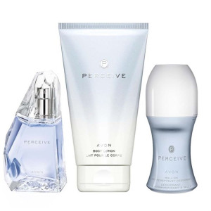 *avon* Zestaw Perceive 3 Sztuki Woda Kulka Balsam