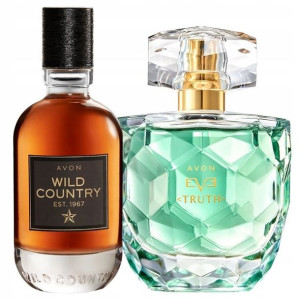 *avon* Zestaw Walentynkowy Eve Truth + Wild Countr