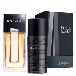 Avon Black Suede Zestaw Męski-Perfumy + Dezodorant