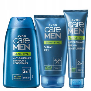 Avon Care Men Sensitive Żel 3 Sztuki
