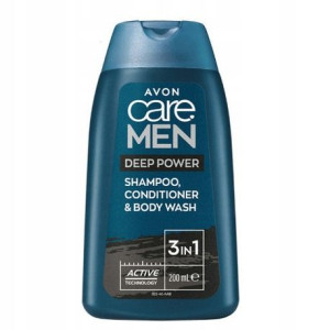 Avon Care Men Żel Do Mycia Z Węglem Drzewnym