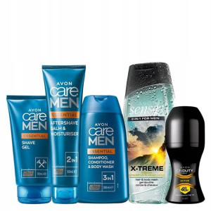 Avon Care Men Zestaw Do Pielęgnacji 5 Sztuk