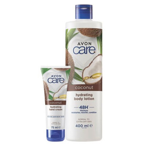 Avon Care Zestaw Do Ciała Kokos Balsam + Krem Do Rak