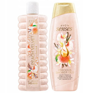 Avon Senses Zestaw Do Kąpieli Aksamitna Brzoskwini