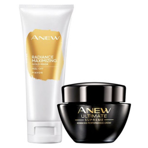 Avon Ultimate Zestaw Krem Odmładzający + Maseczka