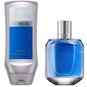 Avon Woda Real Dla Niego + Żel 250 Ml Zestaw