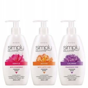 Avon Zestaw 3 Płynów Do Higieny Intymnej 300 Ml