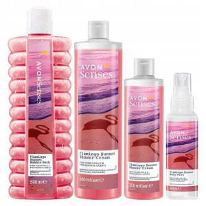 Avon Zestaw Kosmetyków Flamingo Sunset 4 Sztuki