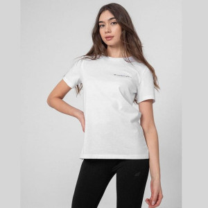 T-shirt 4f H4z22-tsd025 10s - Biały; M