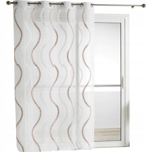 Firana gotowa na przelotkach woal 140x240 BALEARE