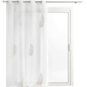 Firana gotowana przelotkach 140x240 PALMEOR GOLD