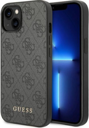 Etui Guess GUHCP14MG4GFGR Apple iPhone 14 Plus szary/grey hard case 4G Meta