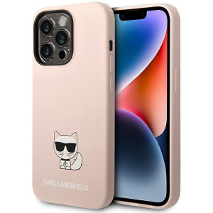 Etui Karl Lagerfeld KLHCP14LSLCTPI Apple iPhone 14 Pro hardcase jasnoróżowy