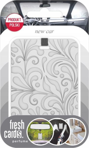 Fresh Cards -zapach do auta, szafy, domu - NEW CAR