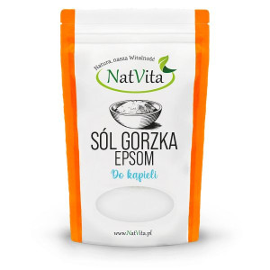 Sól Epsom - siarczan magnezu siedmiowodny 600g NatVita