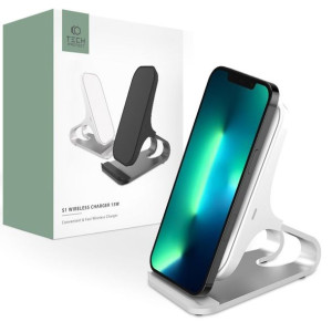 Ładowarka bezprzewodowa Tech-Protect QI15W-S1 Wireless Charger 15W White