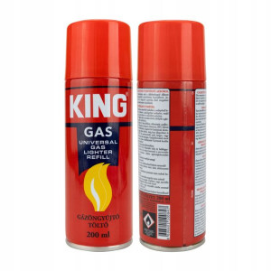 Gaz Do Zapalniczek Uniwersalny King 200 Ml