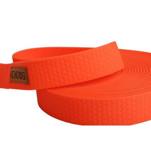 Kendog Smycz Treningowa PVC/TPU Wodoodporna 16 mm / 5 Metrów Neonowy Pomara