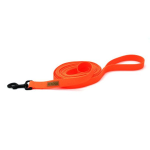 Kendog Smycz Treningowa PVC/TPU Wodoodporna 25 mm / 5 Metrów Neonowy Pomara