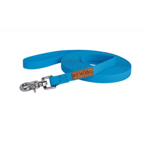 Kendog Smycz Treningowa PVC/TPU Wodoodporna 25 mm / 5 Metrów Neonowy Niebie