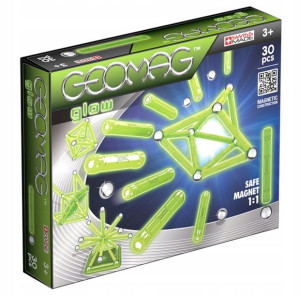Klocki magnetyczne GEOMAG GLOW GEO-335 30 elem.