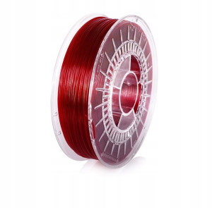 Filament ROSA 3D PETG 1,75mm 800g Czerwony Wino Tr