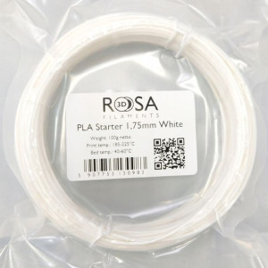 Filament ROSA 3D PLA 1,75mm 100 g biały white