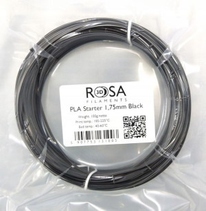Filament ROSA 3D PLA 1,75mm 100 g czarny black