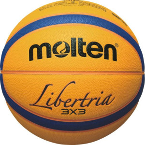 Piłka koszykowa molten żółta b33t5000 fiba outdoor 3x3