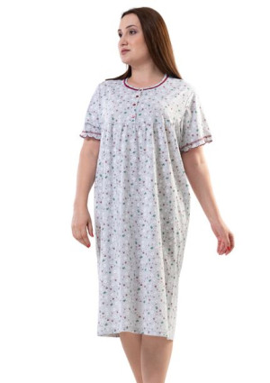 Koszula Nocna bawełna Vienetta plus Size 2XL 48 50