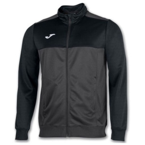 Bluza Joma Jacket Winner 101008 151 - CZARNY; 128 CM