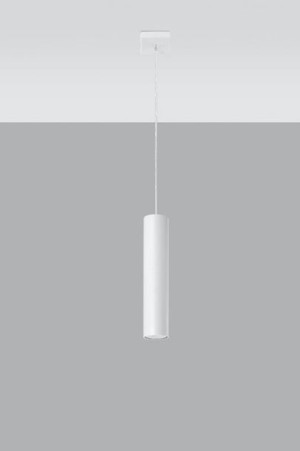 Lagos lampa wisząca 1-punktowa biała SL.0323 Sollux