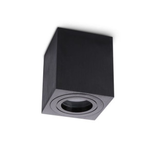 Aquarius Square IP44 lampa sufitowa czarna do łazienki