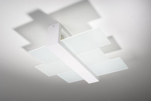 Feniks lampa sufitowa 2-punktowa biała SL.0078 Sollux