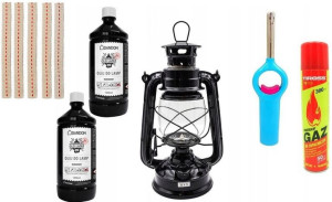 Lampa Naftowa +olej 2l+zapalarka +gaz+ Knot 5szt.