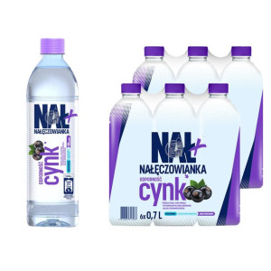 Nałęczowianka Nał+ Napój z cynkiem smak porzeczkowy 0,7 l x 12 sztuk