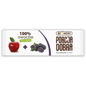 Porcja Dobra baton o smaku jabłkowo-jeżynowym 16 g