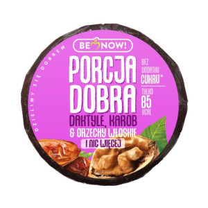 Porcja Dobra krążek o smaku daktylowo-orzechowym 25 g