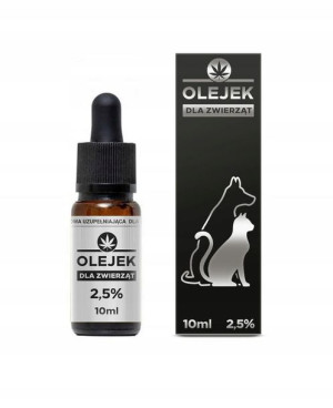 Sativa Poland Olejek CBD konopny dla zwierząt 2,5%
