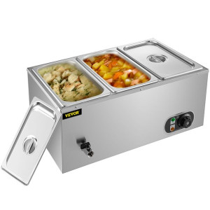 Komercyjny podgrzewacz do żywności 3-panelowy 1200 W