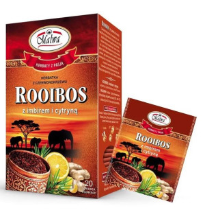 Malwa Herbata Rooibos z imbirem i cytryną 40 g (20 x 2 g)