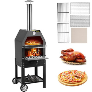 Zewnętrzny piec do pizzy na drewno
